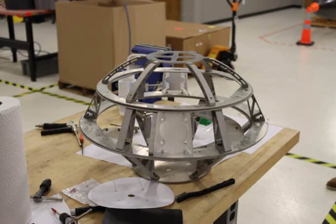 RED-25 reentry capsule engineering test article